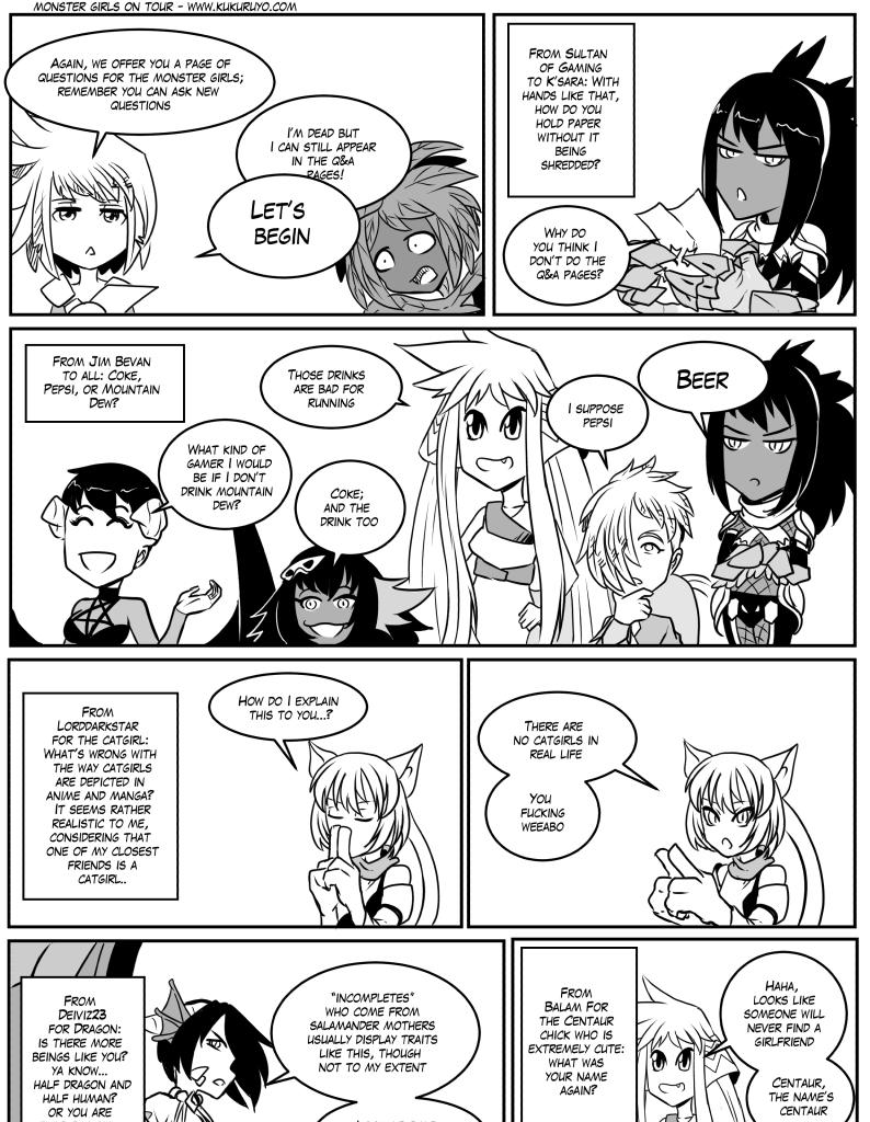 Monster girls on tour - Episode 142, Page 1: Page 142